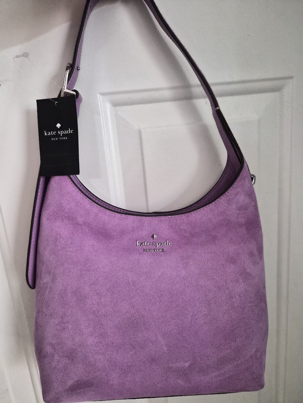 Small Kate spade Violet Suede Shoulder Hobo Bag